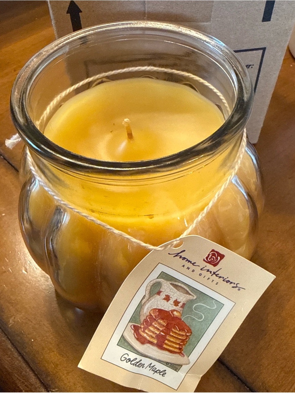 Home Interiors Golden Maple 15.5 Oz Candle NEW